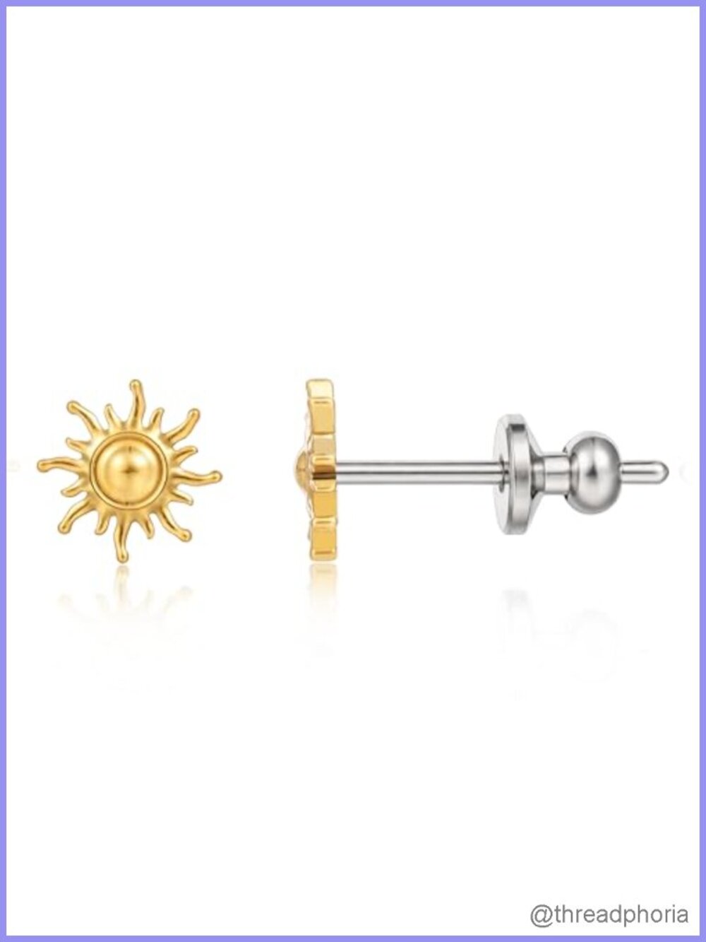 Implant Grade Titanium Stud Earrings for Sensitive Ears